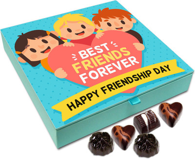 Chocholik Gift Box - Best Friends Forever, Happy Friendship Day Chocolate Box - 9pc Truffles(108 g)
Chocholik Gift Box - Best Friends Forever, Happy Friendship Day Chocolate Box - 9pc Truffles(108 g)