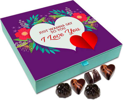 Chocholik Gift Box - Just Wanna Say I Love You Chocolate Box - 9pc Truffles(108 g)
Chocholik Gift Box - Just Wanna Say I Love You Chocolate Box - 9pc Truffles(108 g)