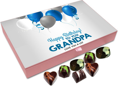 Chocholik Gift Box - Happy Birthday To You Grandpa Chocolate Box - 12pc Truffles(144 g)
Chocholik Gift Box - Happy Birthday To You Grandpa Chocolate Box - 12pc Truffles(144 g)