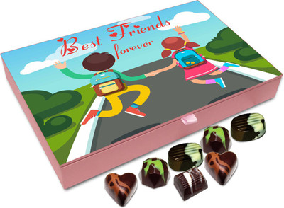 Chocholik Gift Box - Best Friends Forever Chocolate Box - 12pc Truffles(144 g)