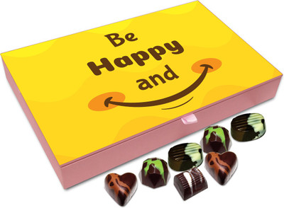 Chocholik Gift Box - Be Happy And Smile Chocolate Box - 12pc Truffles(144 g)
Chocholik Gift Box - Be Happy And Smile Chocolate Box - 12pc Truffles(144 g)