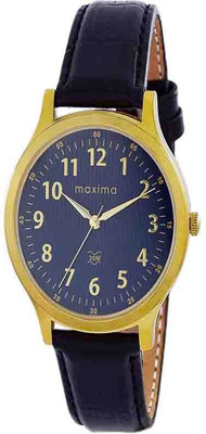 Maxima Analog Black Dial Men's Watch - For Men