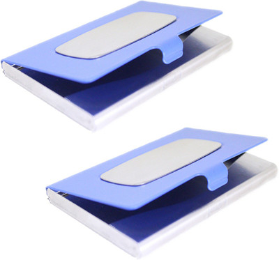 Stealodeal Blue-Silver Stainless Steel (Pack of 2) 10 Card Holder(Set of 2, Blue, Silver)
Stealodeal Blue-Silver Stainless Steel (Pack of 2) 10 Card Holder(Set of 2, Blue, Silver)
