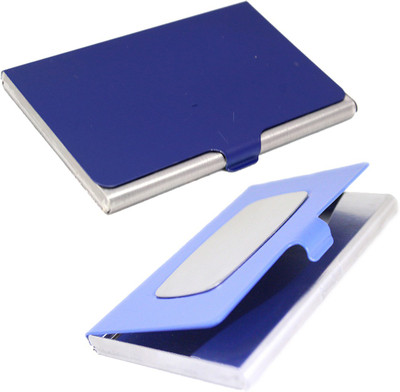 Stealodeal Blue-Silver and Blue Stainless Steel |Combo of 2| 10 Card Holder(Set of 2, Blue, Silver)
Stealodeal Blue-Silver and Blue Stainless Steel |Combo of 2| 10 Card Holder(Set of 2, Blue, Silver)