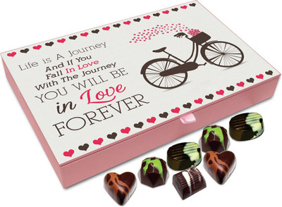 Chocholik Gift Box - Life Is A Journey Chocolate Box - 12pc Truffles(144 g)
Chocholik Gift Box - Life Is A Journey Chocolate Box - 12pc Truffles(144 g)