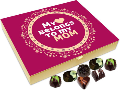 Chocholik Gift Box - My Heart Belongs To My Mother Chocolate Box - 20pc Truffles(240 g)
Chocholik Gift Box - My Heart Belongs To My Mother Chocolate Box - 20pc Truffles(240 g)