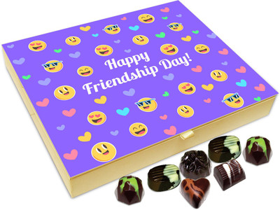 Chocholik Gift Box - Happy Friendship Day My Lovely Friends Chocolate Box - 20pc Truffles(240 g)
Chocholik Gift Box - Happy Friendship Day My Lovely Friends Chocolate Box - 20pc Truffles(240 g)