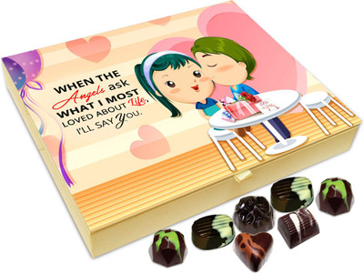 Chocholik Gift Box - I Love You The Most In my Life Chocolate Box - 20pc Truffles(240 g)
Chocholik Gift Box - I Love You The Most In my Life Chocolate Box - 20pc Truffles(240 g)