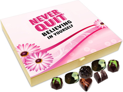 Chocholik Gift Box - Never Stop Believing In Yourself Chocolate Box - 20pc Truffles(240 g)
Chocholik Gift Box - Never Stop Believing In Yourself Chocolate Box - 20pc Truffles(240 g)