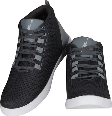 fashionfeet Mid Ankle Sneaker (Grey) Sneakers For Men(Black