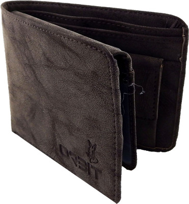 Orbit Men Brown Genuine Leather, Fabric Wallet(6 Card Slots)