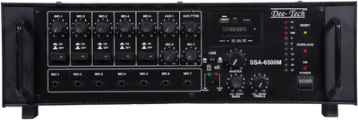Dee Tech SSA-6500 500 W AV Power Amplifier(Black)