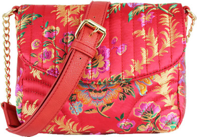 LONDON RAG BG5182_Red Sling Bag(Red, 4 L)