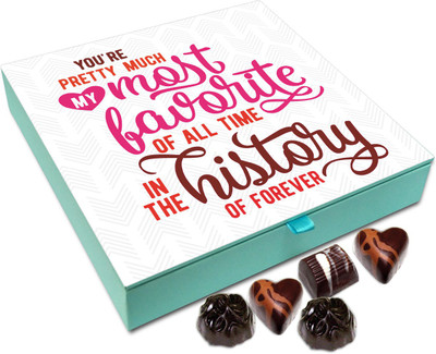 Chocholik Gift Box - You Are Pretty Much My Most Favorite Chocolate Box - 9pc Truffles(108 g)
Chocholik Gift Box - You Are Pretty Much My Most Favorite Chocolate Box - 9pc Truffles(108 g)