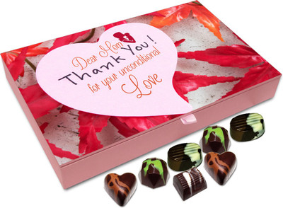 Chocholik Gift Box - Thank You Mom For All The Unconditional Love Chocolate Box - 12pc Truffles(144 g)
Chocholik Gift Box - Thank You Mom For All The Unconditional Love Chocolate Box - 12pc Truffles(144 g)