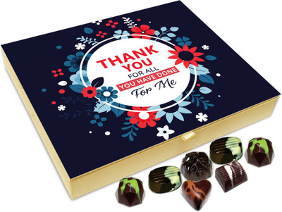 Chocholik Gift Box - Thank You For All You Have Done For Me Chocolate Box - 20pc Truffles(240 g) 
Chocholik Gift Box - Thank You For All You Have Done For Me Chocolate Box - 20pc Truffles(240 g)