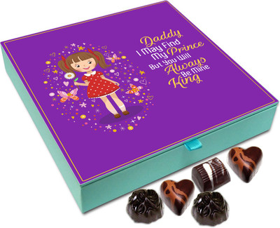 Chocholik Gift Box - Dad You Will Always Be My king Chocolate Box - 9pc Truffles(108 g)
Chocholik Gift Box - Dad You Will Always Be My king Chocolate Box - 9pc Truffles(108 g)
