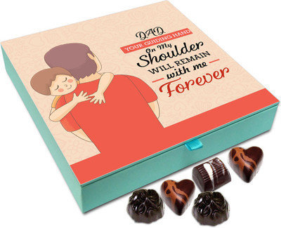 Chocholik Gift Box - Dad Your Guiding Hand On My Shoulder Will Remain Forever With Me Chocolate Box - 9pc Truffles(108 g)
Chocholik Gift Box - Dad Your Guiding Hand On My Shoulder Will Remain Forever With Me Chocolate Box - 9pc Truffles(108 g)