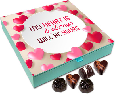 Chocholik Gift Box - My Heart Is And Will Always Be Yours Chocolate Box - 9pc Truffles(108 g)
Chocholik Gift Box - My Heart Is And Will Always Be Yours Chocolate Box - 9pc Truffles(108 g)