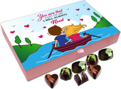 Chocholik Gift Box - You Are That Part Of Me That I Will Always Need Chocolate Box - 12pc Truffles(144 g)
Chocholik Gift Box - You Are That Part Of Me That I Will Always Need Chocolate Box - 12pc Truffles(144 g)