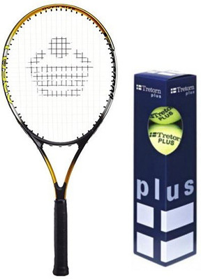 Cosco Combo of Two, one 'Action 2000D' Tennis Racquet and One 'TRETORN PLUS' Tennis Ball box- Tennis Kit
Cosco Combo of Two, one 'Action 2000D' Tennis Racquet and One 'TRETORN PLUS' Tennis Ball box- Tennis Kit