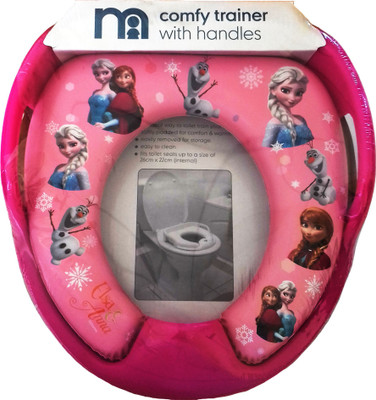 kidoz kingdom POTTY SEAT WITH HANDLES ELSA AND ANNA Potty Seat(Pink)