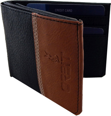 Orbit Men Black Genuine Leather, Fabric Wallet(9 Card Slots) 
Orbit Men Black Genuine Leather, Fabric Wallet(9 Card Slots)