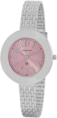 Maxima Analog Orange Dial Women's Watch - For Women