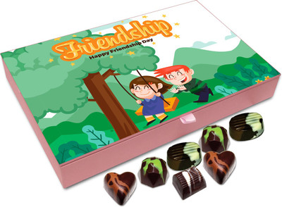 Chocholik Gift Box - Beautiful Friendships Stays For Rest Of Rest Of Our Lives Chocolate Box - 12pc Truffles(144 g)
Chocholik Gift Box - Beautiful Friendships Stays For Rest Of Rest Of Our Lives Chocolate Box - 12pc Truffles(144 g)