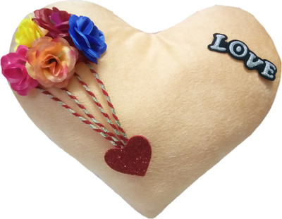 Aparshi (Combo pack of 4) love heart cushion stuffed soft toy A226 - 82 cm(Red)