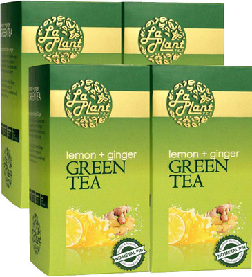 LaPlant Lemon and Ginger - 100 Bags (Pack of 4) Lemon, Ginger Green Tea(320 g, Box)
LaPlant Lemon and Ginger - 100 Bags (Pack of 4) Lemon, Ginger Green Tea(320 g, Box)