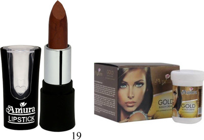 Amura A100 Lipstick and Bleach Cream Combo(Set of 2)