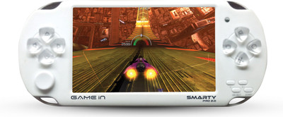 Mitashi Mitashi GameIn Smarty Pro 2.0 Handheld Game (White) 4 GB GB with 10000 In-Built(White)
Mitashi Mitashi GameIn Smarty Pro 2.0 Handheld Game (White) 4 GB GB with 10000 In-Built(White)
