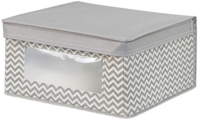 InterDesign Chevron Fabric Closet/Dresser Cloth Storage Organizer, Medium, Taupe/Natural Storage Box(Grey, White)
InterDesign Chevron Fabric Closet/Dresser Cloth Storage Organizer, Medium, Taupe/Natural Storage Box(Grey, White)