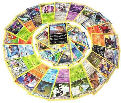 DELITE Pokemon Playing trading 20 cards pack(Yellow)