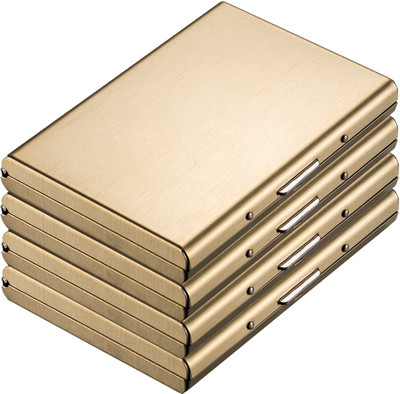 Stealodeal Gold Limited Edition Metal Atm (Pack of 4) 6 Card Holder(Set of 4, Gold)
Stealodeal Gold Limited Edition Metal Atm (Pack of 4) 6 Card Holder(Set of 4, Gold)