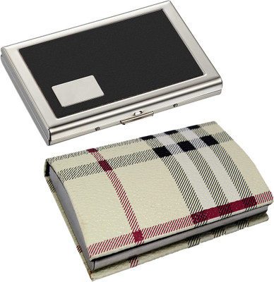 Stealodeal Multicolor Velvet Touch High Quality Steel Visiting With Black Bracket Metal Debit/Credit 10 Card Holder(Set of 2, Multicolor, Black)
Stealodeal Multicolor Velvet Touch High Quality Steel Visiting With Black Bracket Metal Debit/Credit 10 Card Holder(Set of 2, Multicolor, Black)