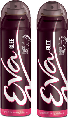 EVA Deodorant Spray, Glee, 125ml (Pack of 2) Deodorant Spray - For Women(125 ml, Pack of 2)
EVA Deodorant Spray, Glee, 125ml (Pack of 2) Deodorant Spray - For Women(125 ml, Pack of 2)