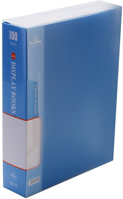 SeaSong Polypropylene Display Presentation File with Cover, A4 Size,100 Pockets / 200 Pages Capacity(Set Of 1, Blue)
SeaSong Polypropylene Display Presentation File with Cover, A4 Size,100 Pockets / 200 Pages Capacity(Set Of 1, Blue)