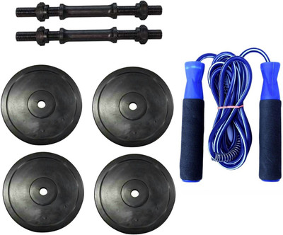 HEALTH FIT INDIA PAIR OF DUMBELL RODS ALONG WITH 4 WEIGHT PLATES AND BEARING BLUE COLOR SKIPPING ROPE Gym & Fitness Kit
HEALTH FIT INDIA PAIR OF DUMBELL RODS ALONG WITH 4 WEIGHT PLATES AND BEARING BLUE COLOR SKIPPING ROPE Gym & Fitness Kit