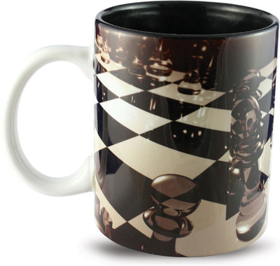 juvixbuy 0124 Ceramic Mug(325 ml), Multicolor