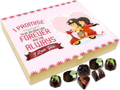 Chocholik Gift Box - I Promise To Be With You Always Chocolate Box - 20pc Truffles(240 g)
Chocholik Gift Box - I Promise To Be With You Always Chocolate Box - 20pc Truffles(240 g)