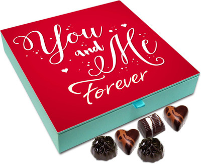 Chocholik Gift Box - You And Me Together Today And Forever Chocolate Box - 9pc Truffles(108 g)
Chocholik Gift Box - You And Me Together Today And Forever Chocolate Box - 9pc Truffles(108 g)