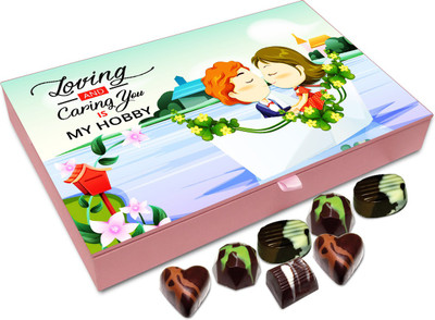 Chocholik Gift Box - Loving And Caring You Is My hobby Chocolate Box - 12pc Truffles(144 g)
Chocholik Gift Box - Loving And Caring You Is My hobby Chocolate Box - 12pc Truffles(144 g)