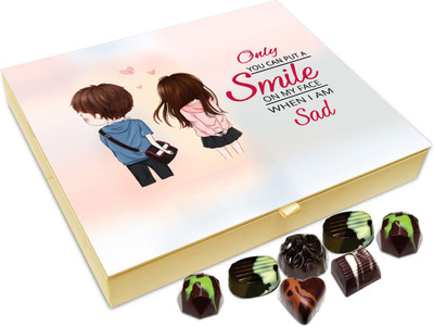 Chocholik Gift Box - Only You Can Put A Smile On My Face Chocolate Box - 20pc Truffles(240 g)
Chocholik Gift Box - Only You Can Put A Smile On My Face Chocolate Box - 20pc Truffles(240 g)
