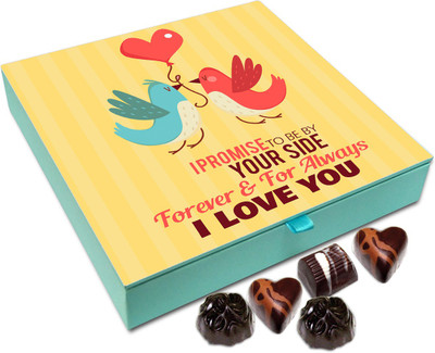 Chocholik Gift Box - I Promise To Be By Your Side Always Chocolate Box - 9pc Truffles(108 g)
Chocholik Gift Box - I Promise To Be By Your Side Always Chocolate Box - 9pc Truffles(108 g)