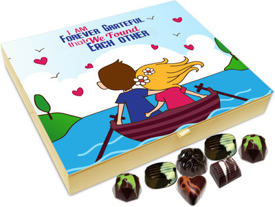 Chocholik Gift Box - I Am Forever Grateful That We Found Each Other Chocolate Box - 20pc Truffles(240 g)
Chocholik Gift Box - I Am Forever Grateful That We Found Each Other Chocolate Box - 20pc Truffles(240 g)