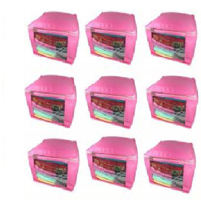 Addyz Plain Pack of 9 Pisces Plain Large Saree Salwar Suit Kamiz Cover Storage Bag(Pink)
Addyz Plain Pack of 9 Pisces Plain Large Saree Salwar Suit Kamiz Cover Storage Bag(Pink)