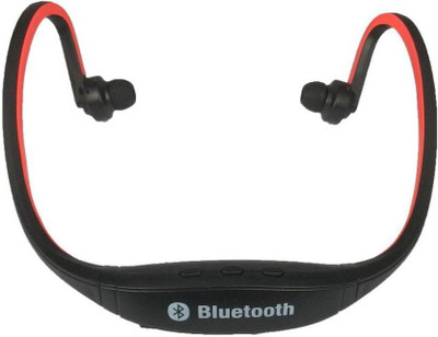 DGLink Sports Bluetooth Headset with Mic(Red, In the Ear)