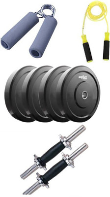 Kyachaiyea fitness combo of (4kg dumbbell plates +2 dumbbell rod +hand grip +skipping rope) Gym & Fitness Kit
Kyachaiyea fitness combo of (4kg dumbbell plates +2 dumbbell rod +hand grip +skipping rope) Gym & Fitness Kit